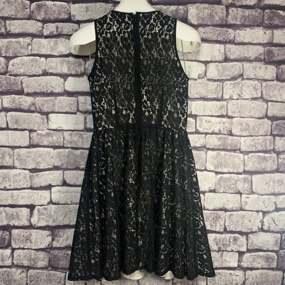Karen Kane Black Lace Sleeveless Dress Size Small - Picture 8 of 11
